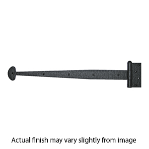 19-5/8" Bean Strap Hinge - Surface Mounting - Rough Iron