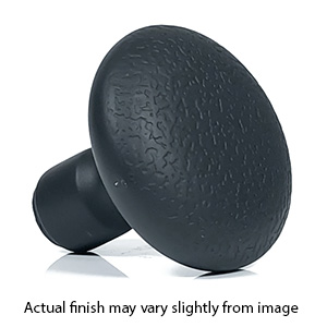 RNIBP - Acorn Rough Door Knob - Black