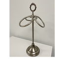 18" Three-Ring Countertop Towel Holder - Pewter