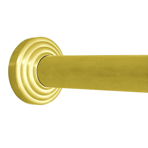 Waverly - Shower Rod - Satin Brass