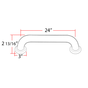 A6724/A0024 - Charlie's - 24" Grab Bar