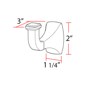 A6580 - Cube - Robe Hook