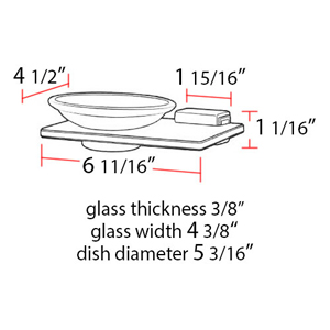 A6530 - Cube - Soap Dish