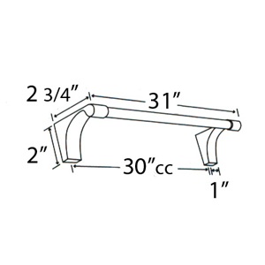 A6820-30 - Luna - 30" Towel Bar