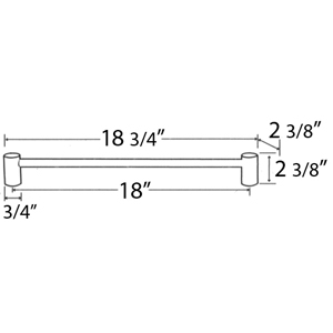 A7020-18 - Spa Collection I - 18" Towel Bar