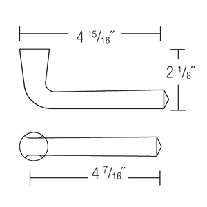 830 - Alessa Door Lever