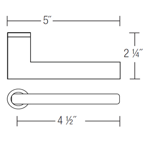 450 - Apollo Door Lever