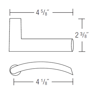 349 - Centaur Door Lever