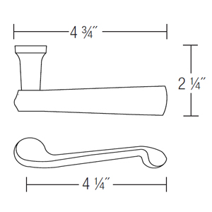 800 - Shropshire Door Lever