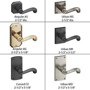 160 - Chiltern Door Lever