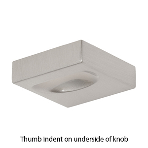 A833 - Thin Square - 1.25" Cabinet Knob