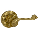 Brunswick Right-Hand Door Lever Half-Dummy TRIM ONLY - Polished Brass