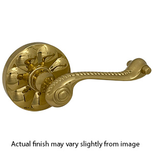 Brunswick Right-Hand Door Lever Half-Dummy TRIM ONLY - Polished Brass