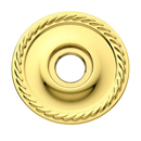 5004.003 - Pair Rosette Rope Design - Baldwin Estate - Polished Brass