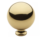 4698.030 - Baldwin - Large 1.5" Round Cabinet Knob - Polished Brass