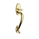 Lexington - Entrance Dummy Pull - Polished Brass