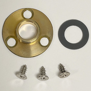 Baldwin Knob/ Lever Mounting Kit Backplate - Brass