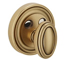 8030.060 - Traditional Turn Knob Assembly - Satin Brass & Brown