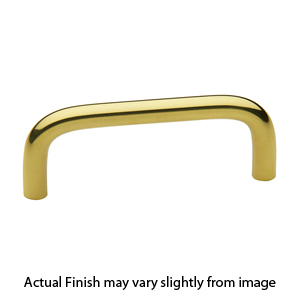 4671.003 - 2.75" cc Baldwin Wire Cabinet Pull - Polished Brass