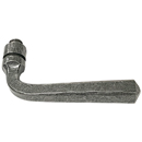 Bouvet 1016 - 5" Door Lever Trim - Hammered European Pewter