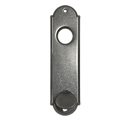 Bouvet Escutcheon For Entrance Handle Set - Pewter