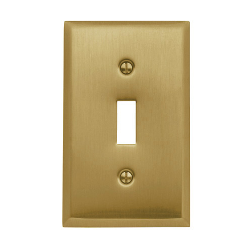 Edwardian - Single Toggle Plate - French Bronze