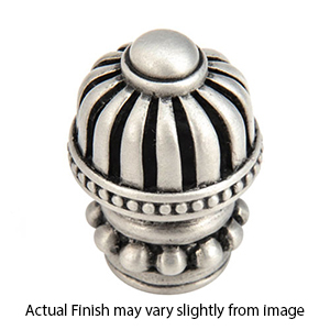 969 - Cricket Cage - Medium Round Knob w/Beaded Base