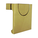 Jado - 1.5" Square Drop Pull - Polished Brass