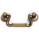 Series 201 - 2-7/8" cc Cabinet Drop Pull - Antique Brass