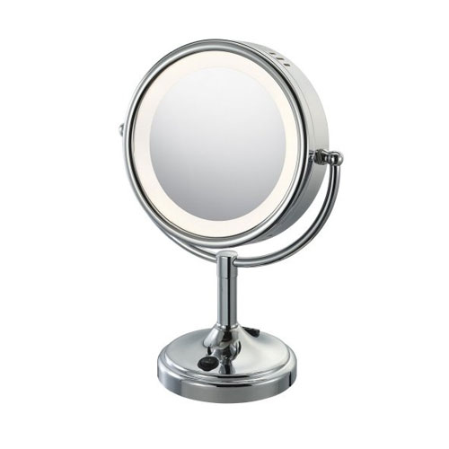 Kimball And Young Double Sided Mirror With Outlet