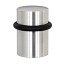 1 5/8" Floor Mounted Door Stop - Brushed Stainless Steel