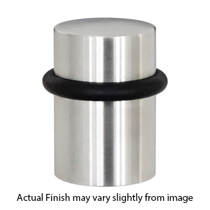 1 5/8" Floor Mounted Door Stop - Brushed Stainless Steel