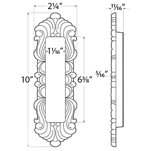 Victorian Flush Pull