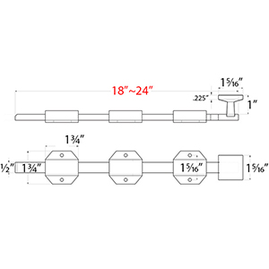 Modern Surface Bolt