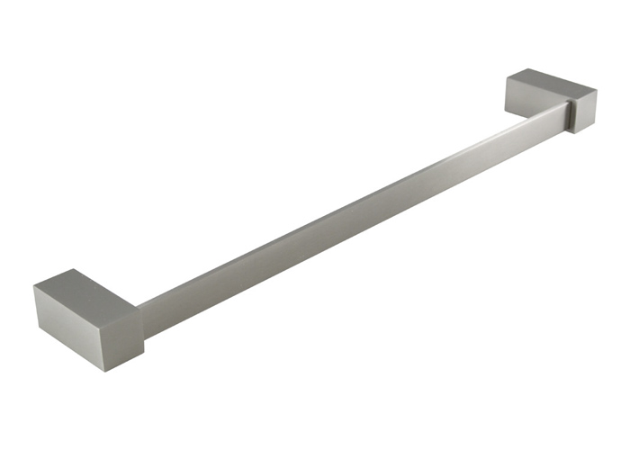 Modern 18 Towel Bar Satin Nickel   Deltana Modern Towel Bar Satin Nickel Detail 