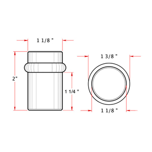 Universal Floor Bumper - Round