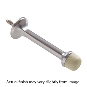 3-1/8" Wall Door Stop - Satin Nickel