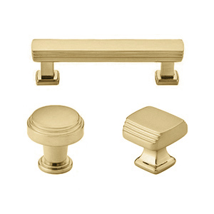 Art Deco - Satin Brass