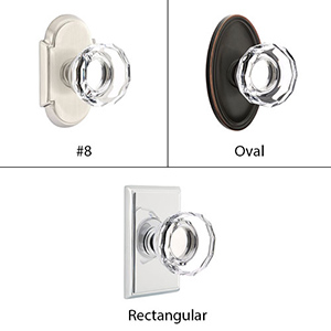 Emtek - Lowell Crystal Door Knob