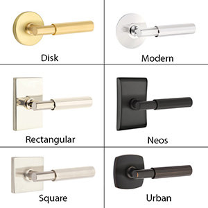 Emtek - Faceted T-Bar Door Lever