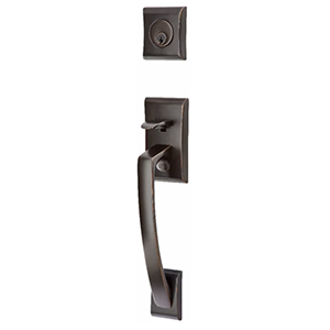 Emtek - Ares Tubular Left-Hand Lever Entrance Set