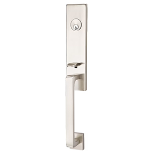 Emtek - Davos Tubular Left-Hand Lever Entrance Set