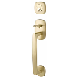 Emtek - Urban Modern Tubular Left-Hand Lever Entrance Set