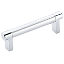 3.5" cc Select Knurled Cabinet Rectangular Pull