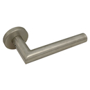 Fusital Right-Hand Door Lever Half-Dummy - Stainless Steel