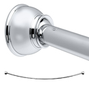 Curved Shower Rod - Expands from 42" to 72" - Polished Chrome