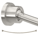 Modern Curved Shower Rod - Expands from 42" to 72"