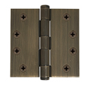 1279 - Hager 4" x 4" Heavy Duty Door Hinges - Antique Bronze