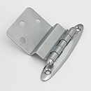 WS1006.US26 - Inset Semi-Concealed 3/8" Cabinet Hinge - Polished Chrome