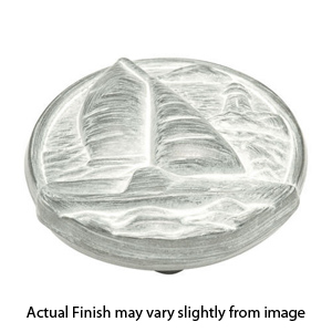 Belwith Keeler - 1.5" Sailboat Cabinet Knob - Whitewash